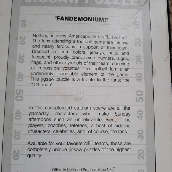 Vintage 1994 Pittsburgh Steelers NFL John Holladay 513 piece jigsaw puzzle - Picture 10 of 14